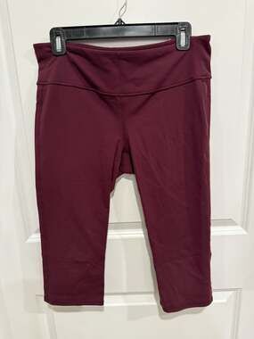 Athleta Leggings Womens LT Purple High Rise Crop Athletic Yoga Pants